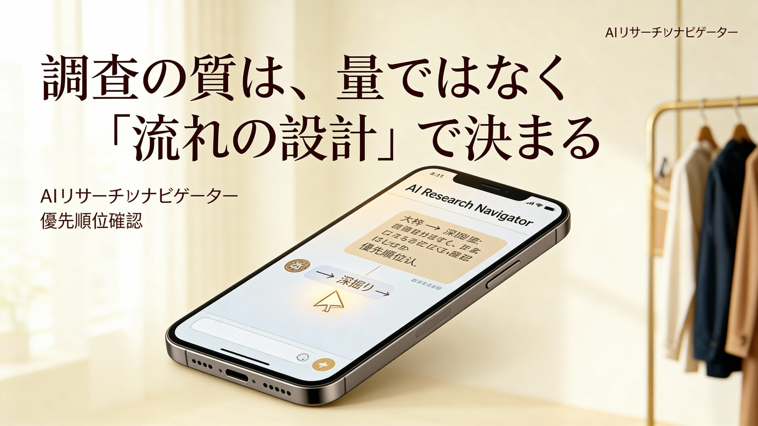 今日から変わる調査の質──戦略精度を上げる最小の一歩
