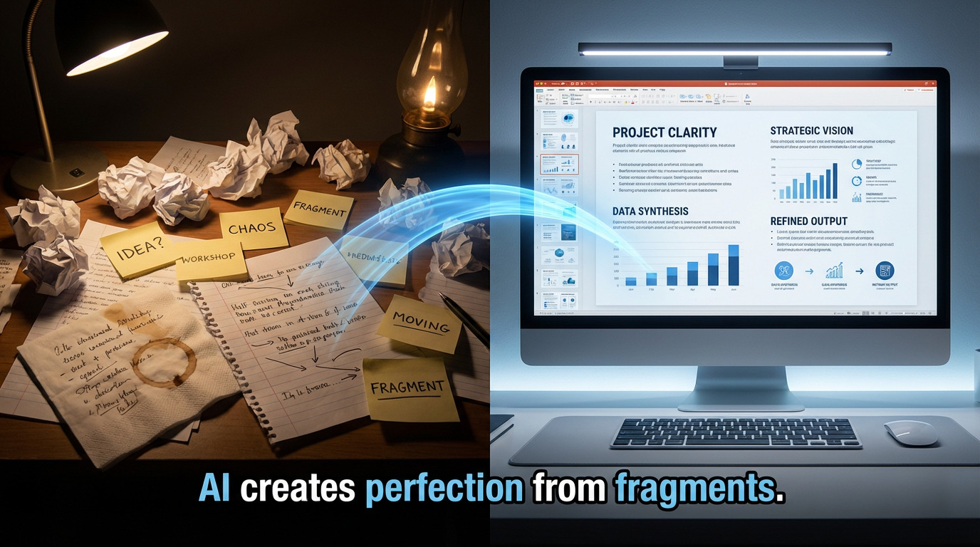 情報は整えなくていい。余白が生成AIの推論力を引き出す